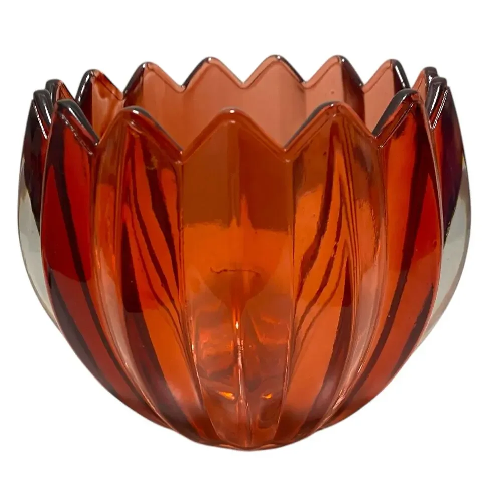 New in Box GODINGER Red Crystal Votive Holder with bonus tealight candle Vase